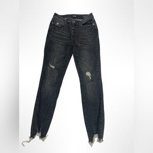 Judy Blue destroyed denim Black Jeans for Women size 7/28